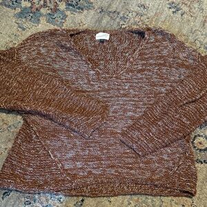 Universal Thread Brown V-Neck Sweater